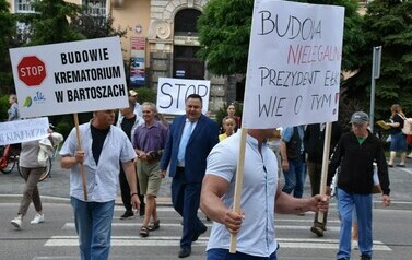 NIE! dla krematorium Andrukiewicza w Bartoszach 2