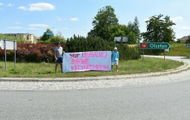 Blokada drogi krajowej nr 16 -28