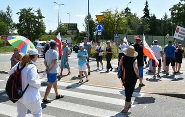 Blokada drogi krajowej nr 16 -24