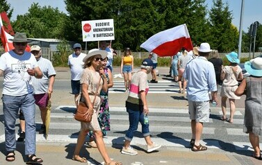 Blokada drogi krajowej nr 16 -13
