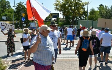 Blokada drogi krajowej nr 16 -9