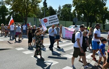 Blokada drogi krajowej nr 16 -8