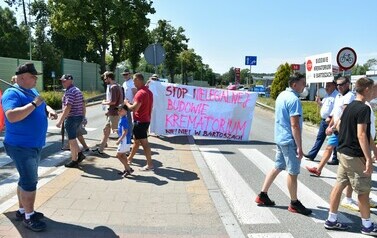 Blokada drogi krajowej nr 16 -6
