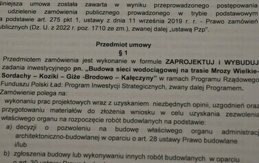 rozbudowa gminnego wodociagu 2