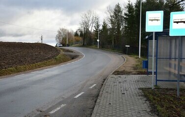 Przebudowana droga Tracze - Karbowskie - Rostki 5