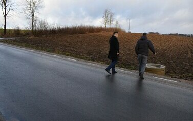 Przebudowana droga Tracze - Karbowskie - Rostki 2