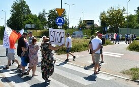 Blokada drogi krajowej nr 16 -15