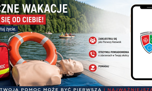 Zdjęcie do Pierwszy Ratownik &ndash; dołącz do systemu, kt&oacute;ry pomaga ratować życie!