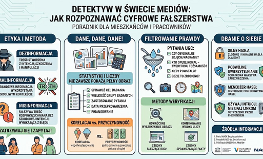 Zdjęcie do Detektyw w świecie medi&oacute;w: Jak rozpoznawać cyfrowe fałszerstwa?