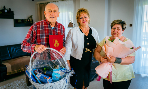 Zdjęcie do Jubileusz 50-lecia małżeństwa Państwa Wiewi&oacute;ra